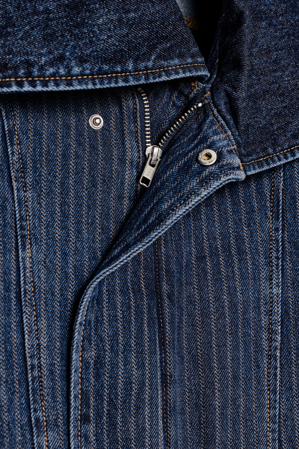 ДЖИНСОВАЯ КУРТКА Z1975 В ПОЛОСКУ — ZARA