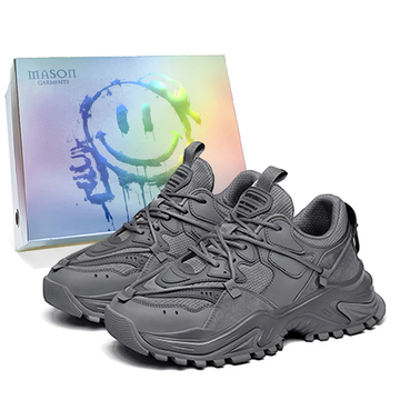 Masongarments Shark Tooth Series Chunky Sneakers серый