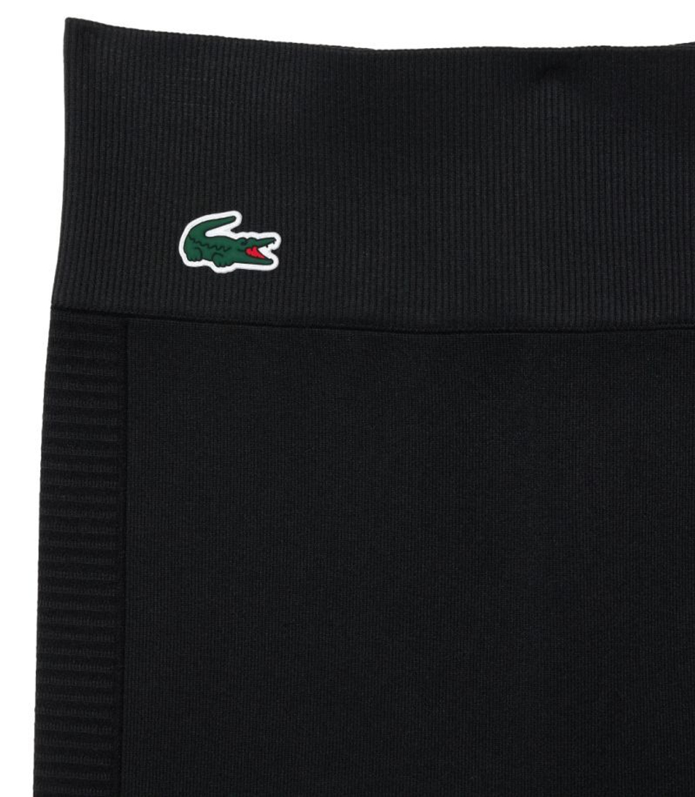 Leginsy Lacoste Seamless Absorbent Sports Leggings - черный