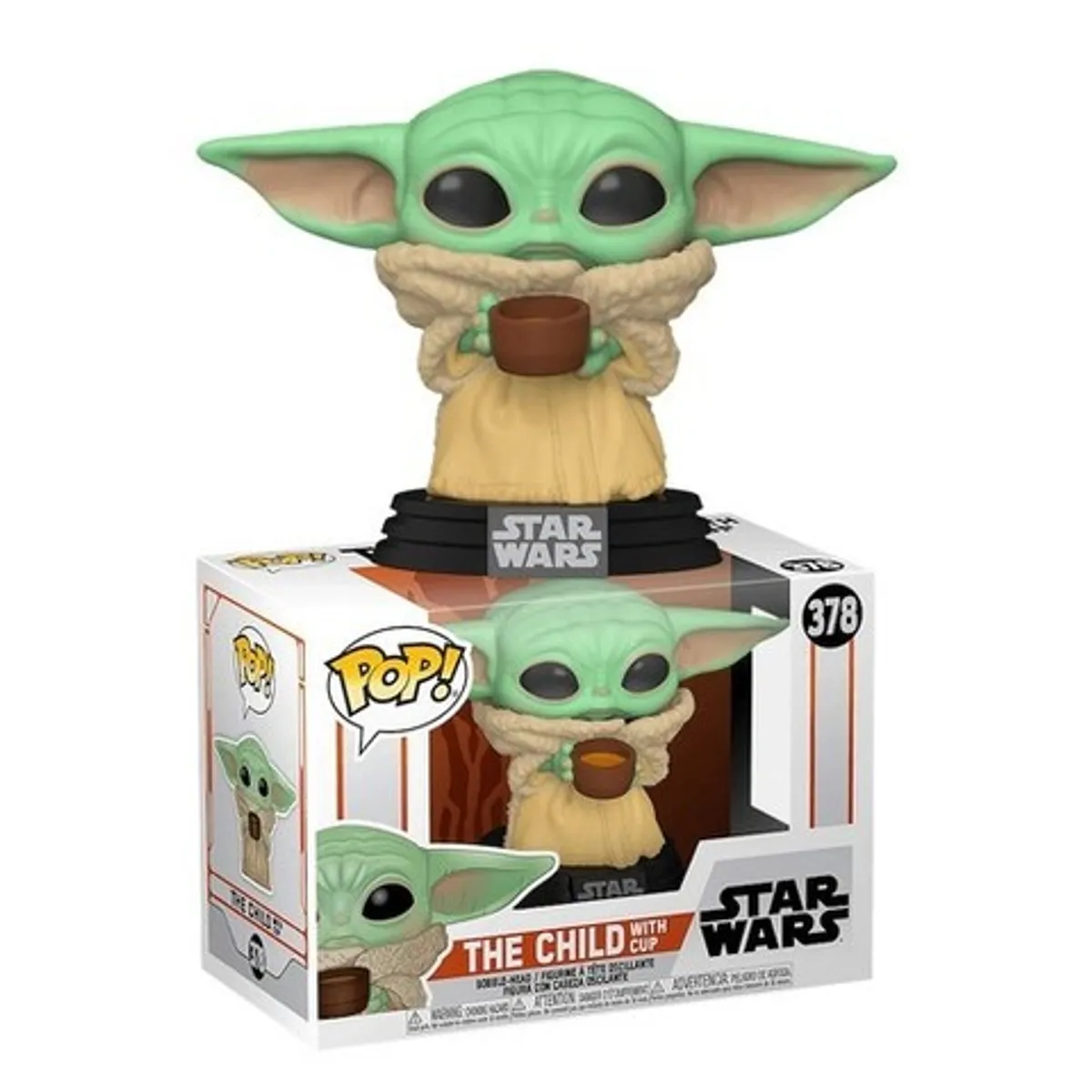 Funko POP! Star Wars. The Mandalorian: The Child with Cup (378)