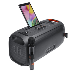 Портативная беспроводная Bluetooth колонка JBL PartyBox On-The-Go + два микрофона