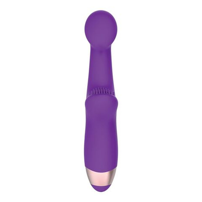 Фиолетовый массажёр для G-точки G-Spot Pleaser - 19 см. (Цвет: фиолетовый)