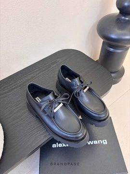 Лоферы черные от Alexander Wang Colt Lace-Up Loafer BP5-950193