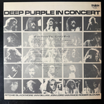 Deep Purple ‎– Deep Purple In Concert 2LP (Япония 1980г.)
