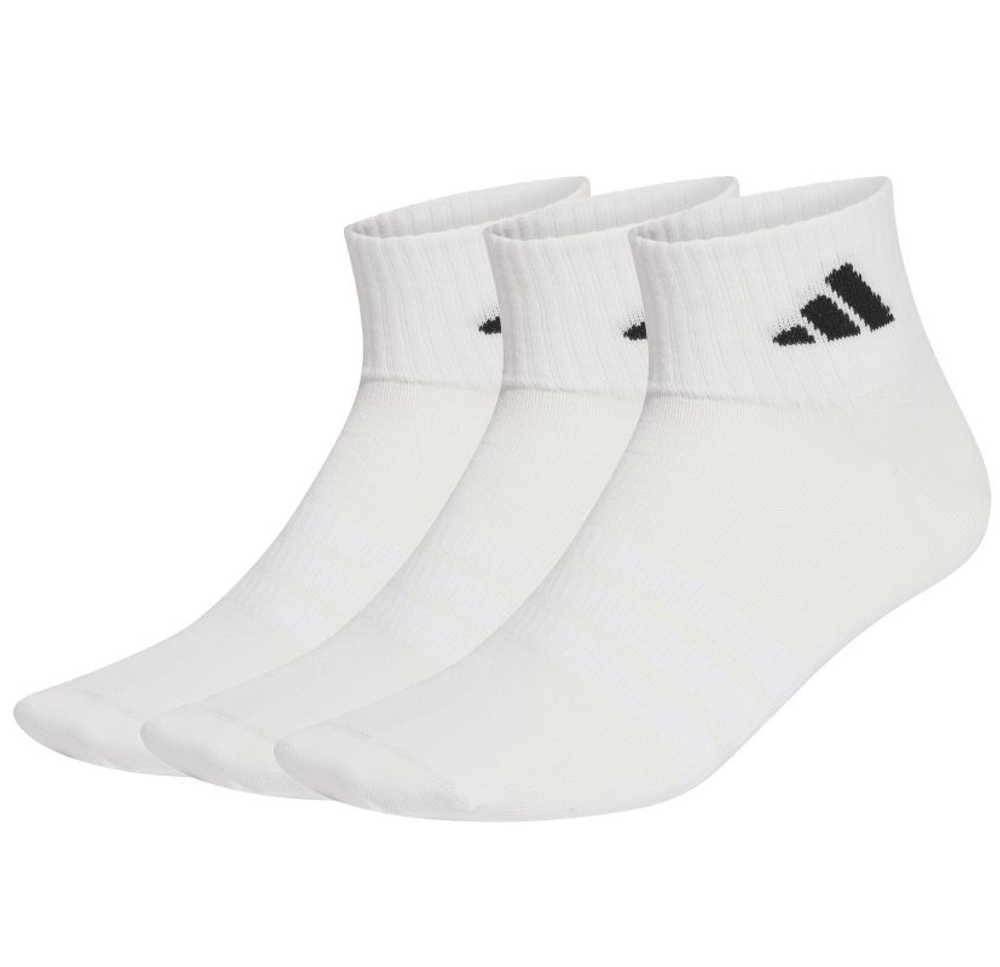 Носки теннисные Adidas Thin&Lignt Sportswear 3P — white/white/black