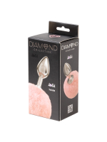 Анальная Пробка с Хвостом Diamond Twinkle Pink 4018-02lola