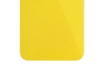 Задняя крышка для iPhone Xr (A2105) Желтый (стекло, широкий вырез под камеру, логотип)