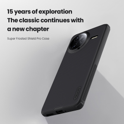 Усиленный противоударный чехол от Nillkin для Xiaomi Poco F7 Ultra и Redmi K80 Pro, серия Super Frosted Shield Pro