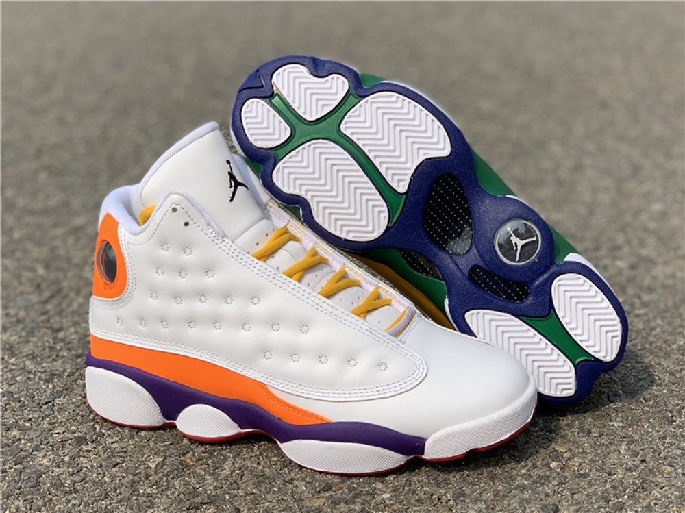 AIR JORDAN 13 RETRO WHITE/BLACK/STARFISH