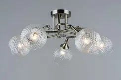 Люстра потолочная Rilon 5471/5 AB, 5×40 Вт, бронзовая