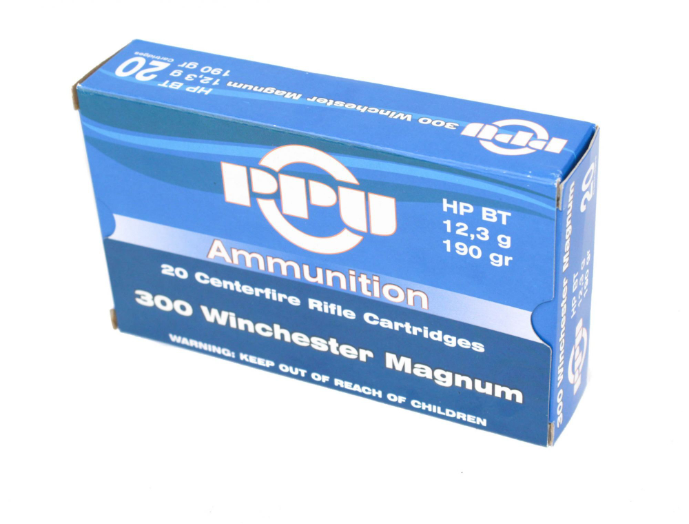 Патрон .300WM PPU HP BT 12,3 г