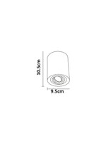 Точечный накладной светильник Arte Lamp FALCON A5645PL-1BK, 1хGU10