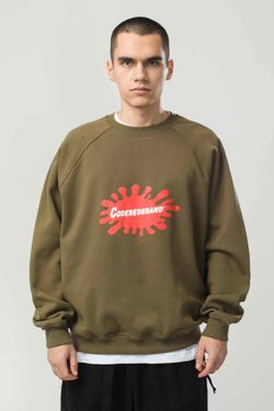 Толстовка крюнек Firm Wide Chanel Зеленая Война