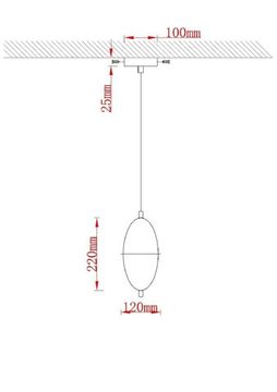 Подвесной светильник 10W 3000K A2089SP-3GO золото Andromeda Arte Lamp
