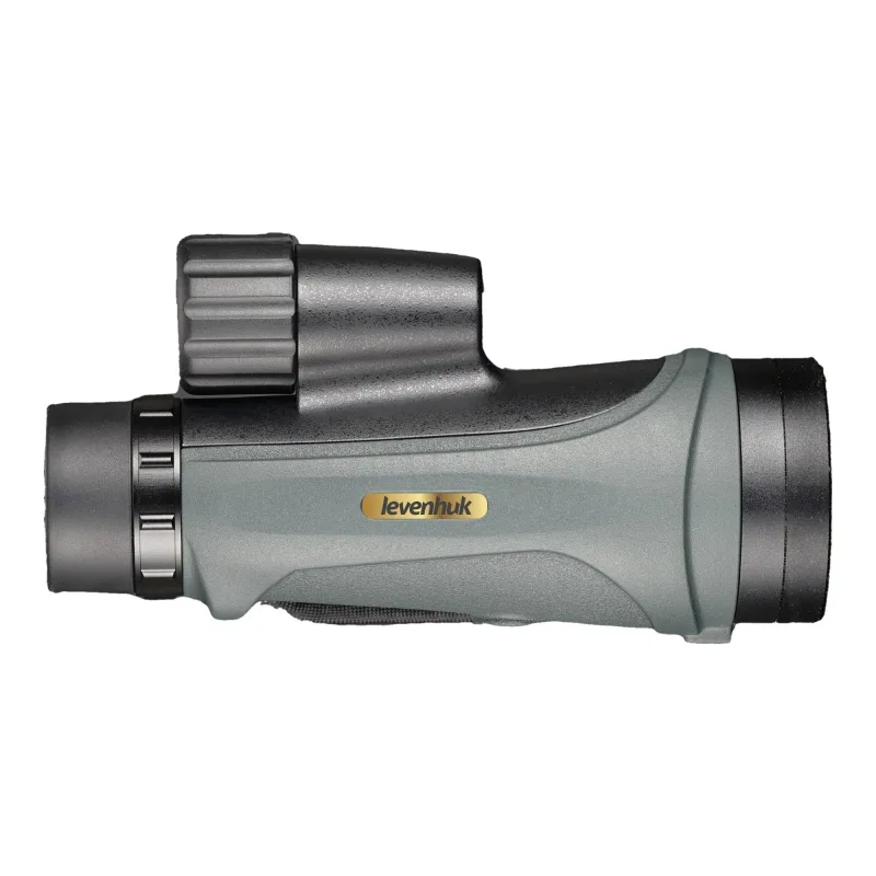 Монокуляр Levenhuk New Wise PRO ED 12x50 - боковой вид с логотипом