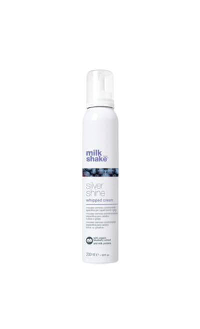 Milk_shake Silver Shine Whipped Cream 200 мл — несмываемый крем-сливки для нейтрализации желтизны