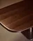 Стол Melvar из 100% орехового шпона с основанием из стали 180 x 100