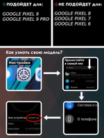 Стильный глянцевый чехол для GOOGLE PIXEL 9 с кольцом-подставкой и бархатной подкладкой