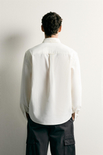 РУБАШКА REGULAR FIT ФАКТУРЫ ОКСФОРД — ZARA