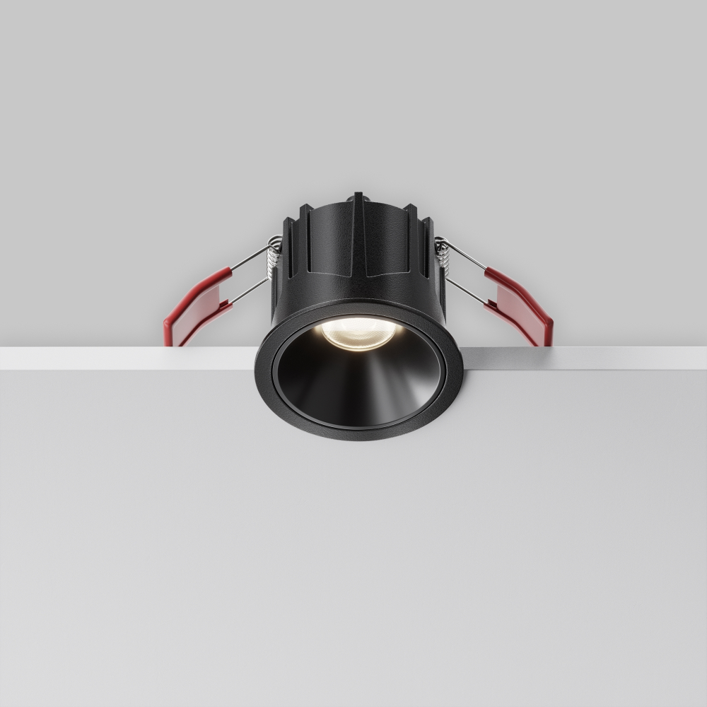 Встраиваемый светодиодный светильник Maytoni Alfa LED DL043-01-10W4K-RD-B-1