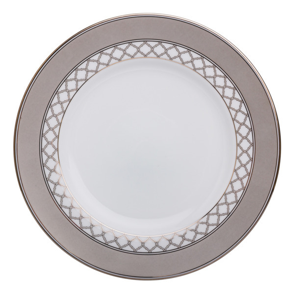 Тарелка закусочная 21см Noritake Царский дворец с платиновым кантом
