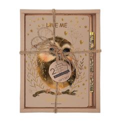 Набор Подарочный «Love me. Совёнок» (Две Тетради BV И Ручка).