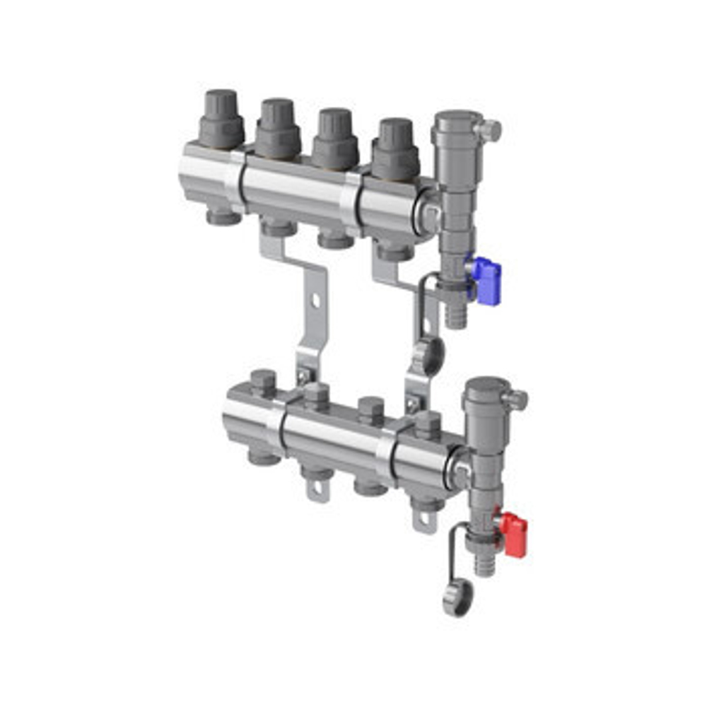 Коллекторная группа Royal Thermo 1" евроконус 3/4"х10 выходов