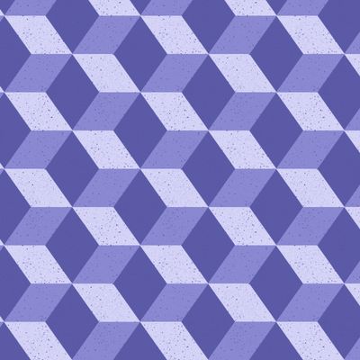 3D кубы [диагональ] в синих оттенках