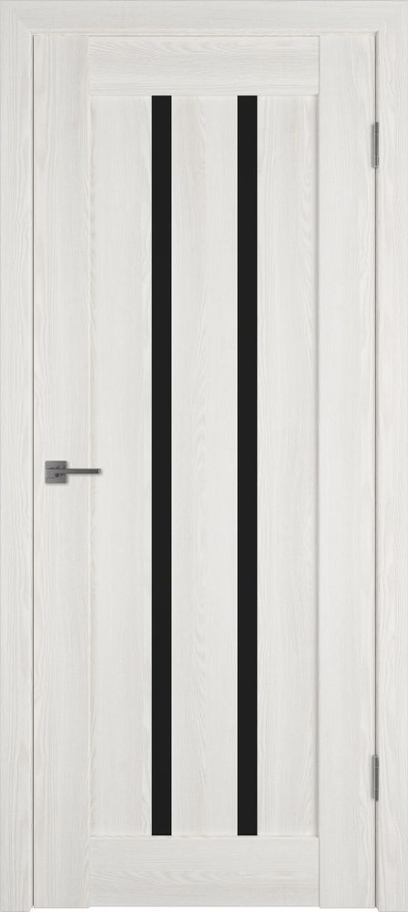 Дверь Line 2 / Bianco P / Black Gloss / Владимирские двери
