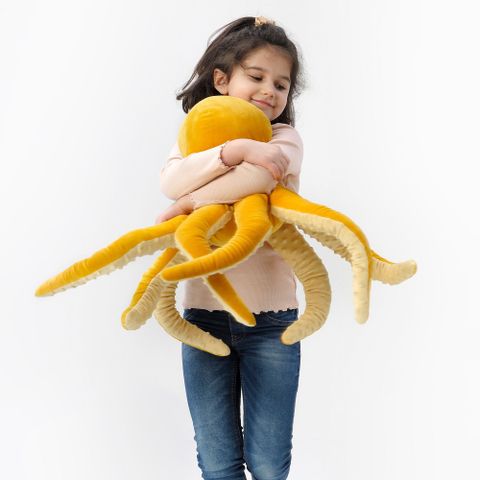 Мягкая игрушка IKEA BLAVINGAD (БЛАВИНГАД), Осьминог, 50 см