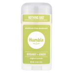 Humble Brands, Дезодорант без алюминия, бергамот и имбирь, 70 г (2,5 унции)