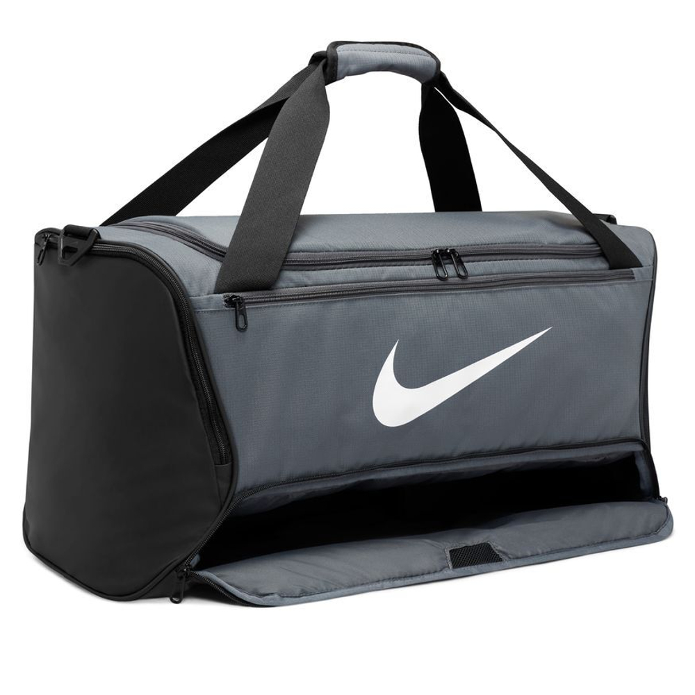 Сумка спортивная Nike Brasilia 9.5 Training Duffel Bag - iron grey/black/white