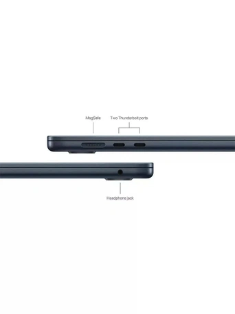 15.3" Ноутбук Apple MacBook Air 15 M3 2024 8+256 ГБ, Midnight