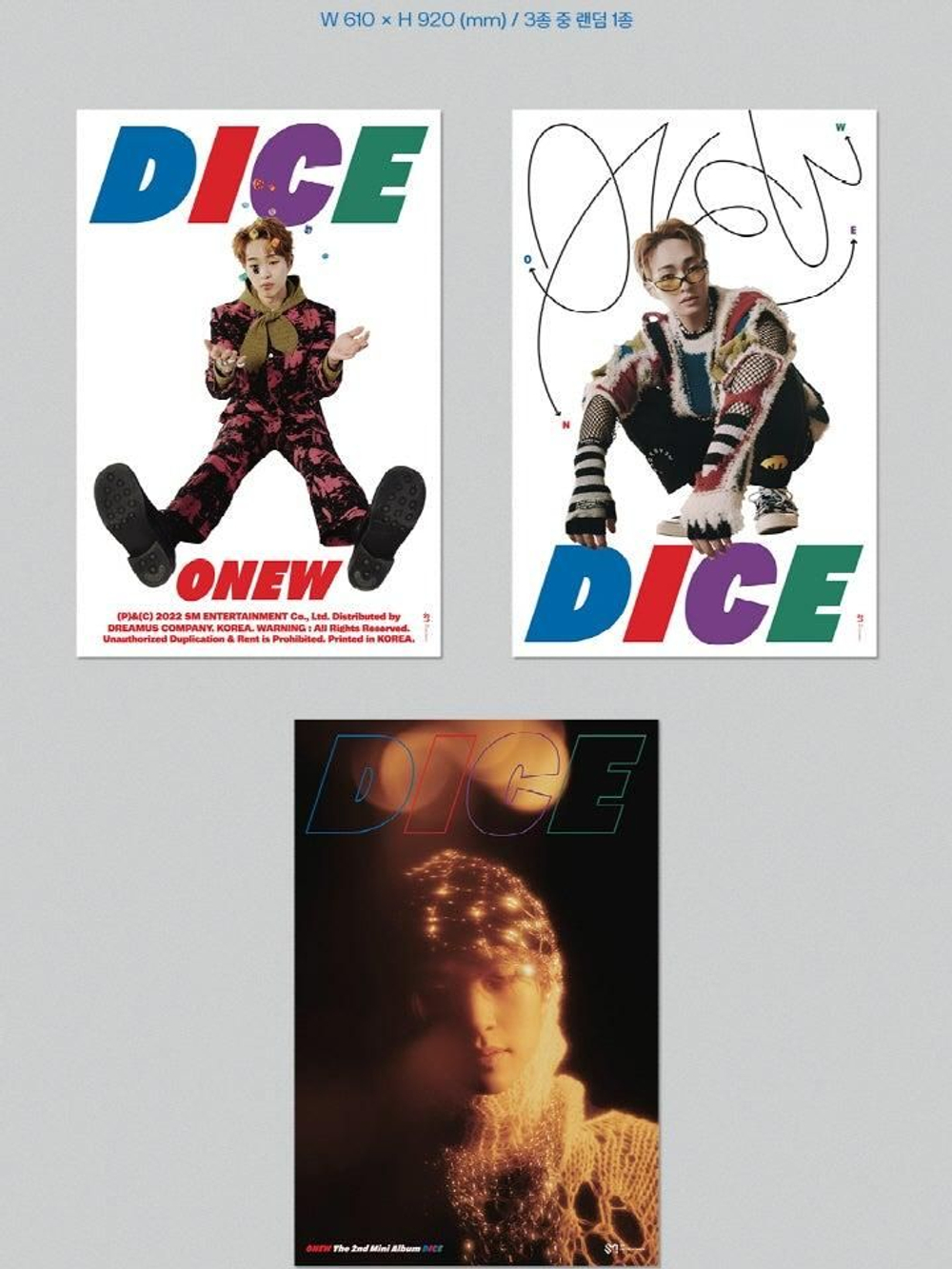Альбом ONEW - DICE 2nd Mini Album PHOTO BOOK RANDOM Version
