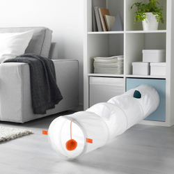 IKEA UTSÅDD  (ИКЕА УТСОДД)  -  Игровой туннель для кошки - белый/оранжевый