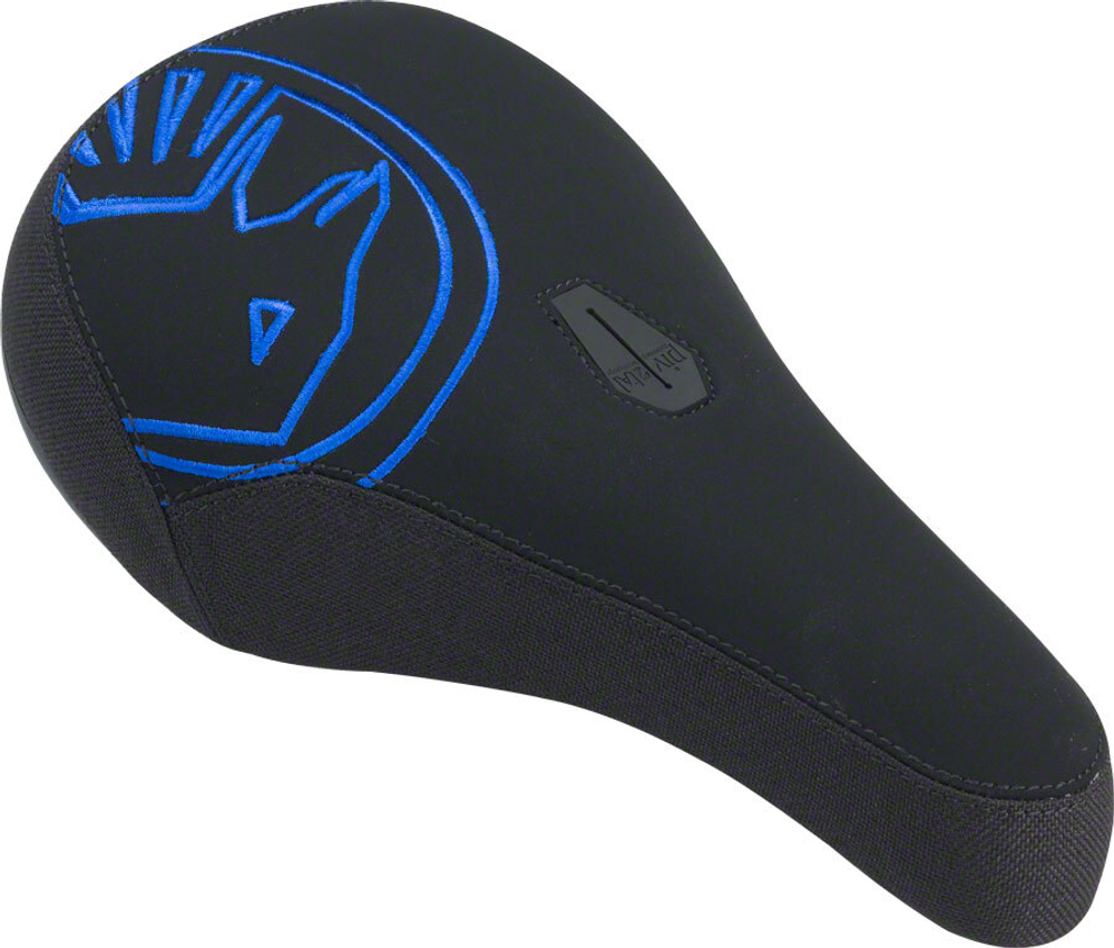 БМХ седло Shadow TSC Crow Pivotal Seat Mid Perma Blue Embroidery