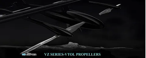 Пропеллер карбоновый VZ 20x8.2 T-Motor (пара)