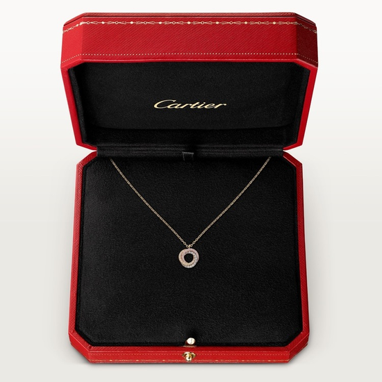 Подвеска Cartier Trinity pendant с бриллиантами
