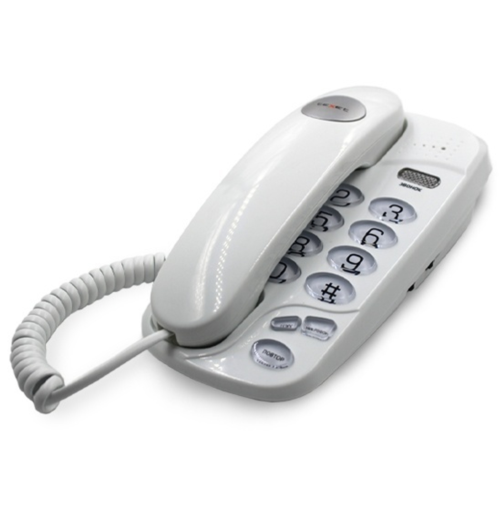 Проводной телефон TEXET TX-238 белый