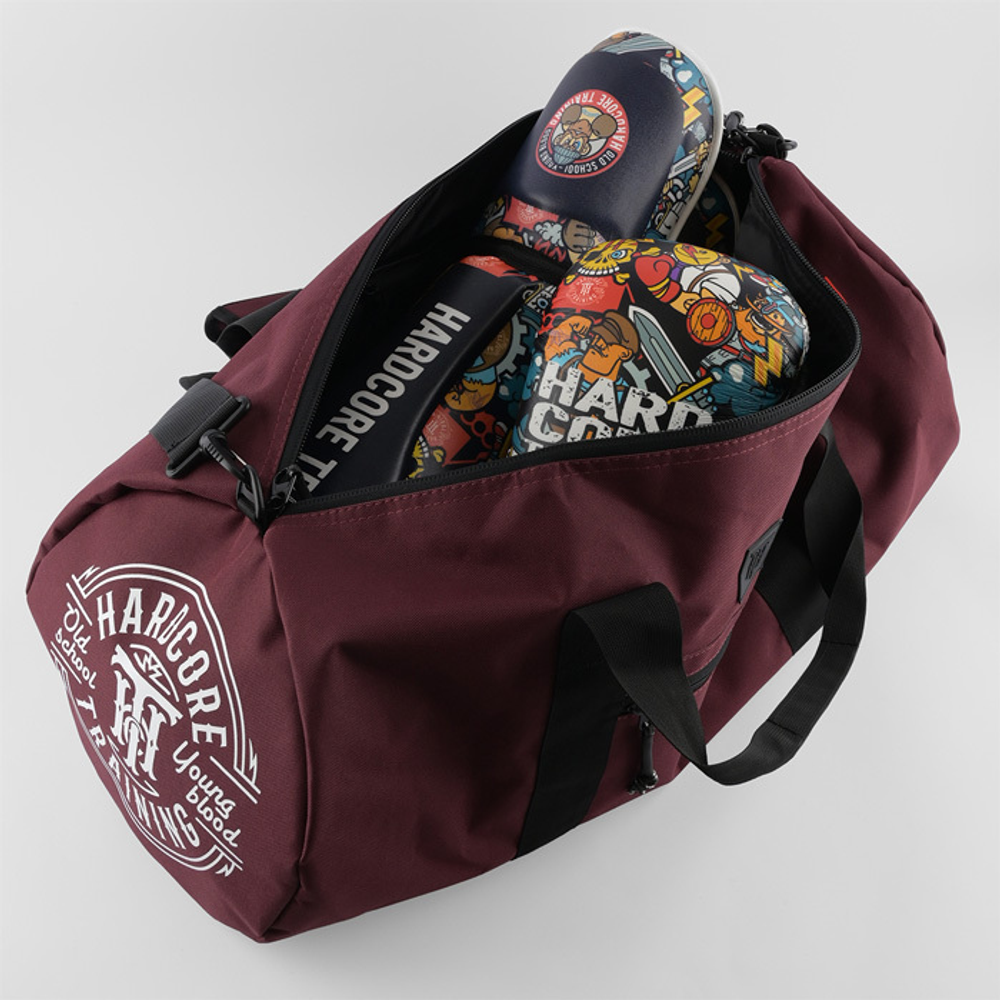 Спортивная сумка Hardcore Training Barrel L Burgundy