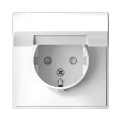 Розетка с крышкой Systeme Electric ArtGallery Белый GAL000146