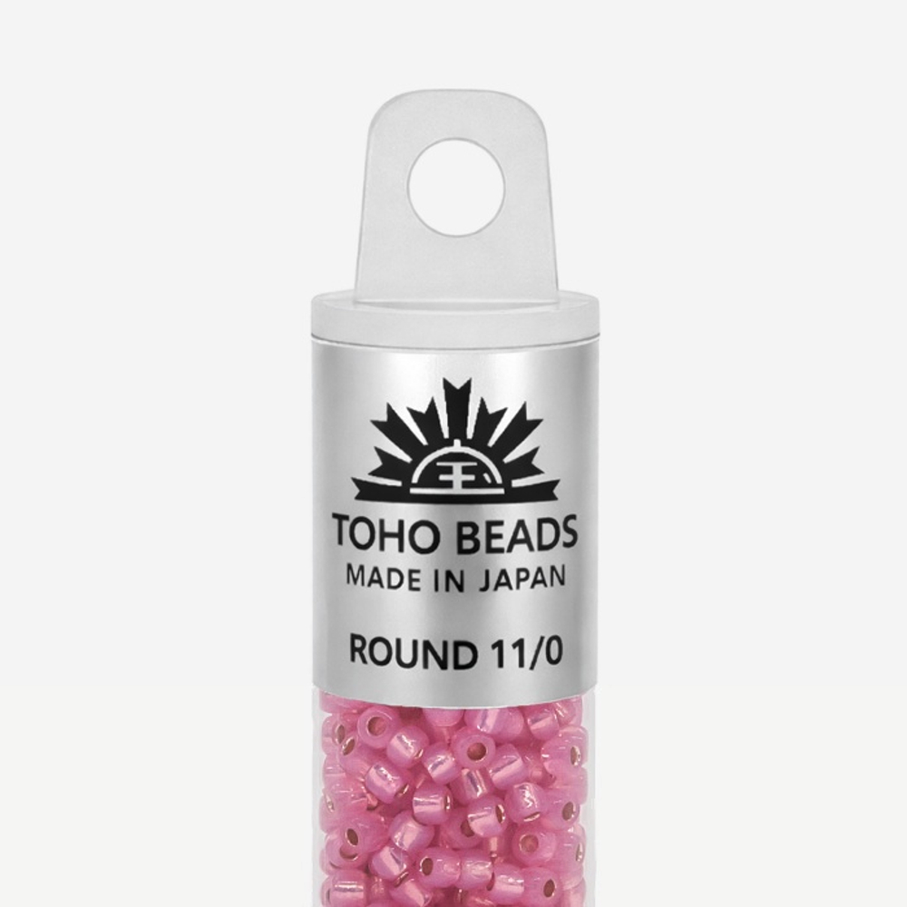 Японский бисер TOHO Round 11/0 (№PF2107), опаловый, полупрозрачный глянцевый