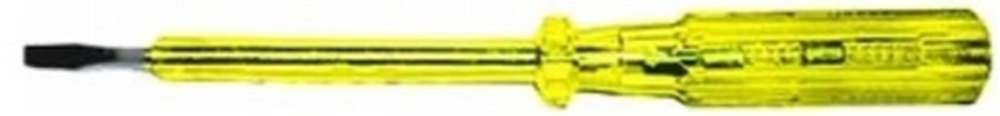 Отвертка индикаторная Fit, 190мм (100-500V) 56502