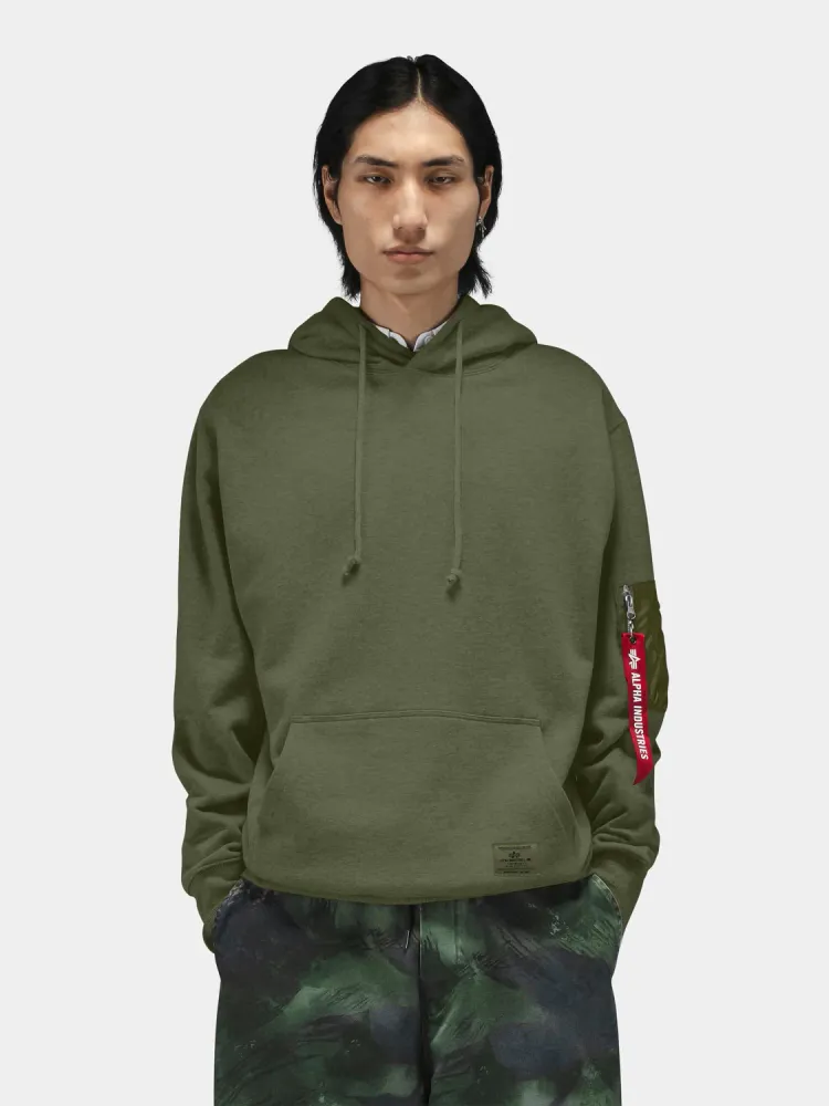 Толстовка Alpha Industries Utility Pocket Hoodie OG-107 (Зеленый)