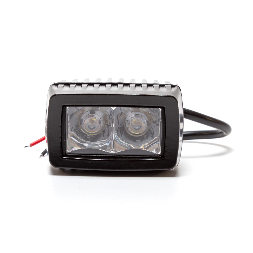 AE20RT-2LED-HC Фара светодиодная дополнительная, прямоугольная 75*61*48, направленный свет, 2 диода, крепление по центру, 20 Вт, 10-30 В