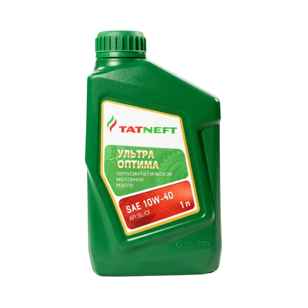 399670 Масло моторное TATNEFT Ультра-Оптима 10W-40 SL/CF полусинтетическое 1 л