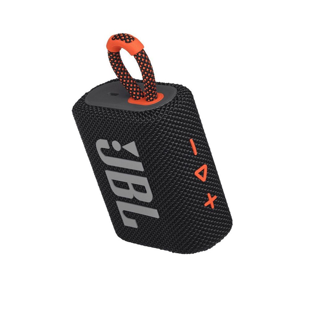 Портативная колонка JBL Go 3 Black Orange - 5