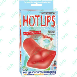 Красный мастурбатор-ротик HOTLIPS