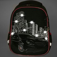 Çanta \ Bag \ Ранец BRAUBERG, 2 отделения, с брелком, LED ЛАМПОЧКИ, 38х29х16 см, 271356