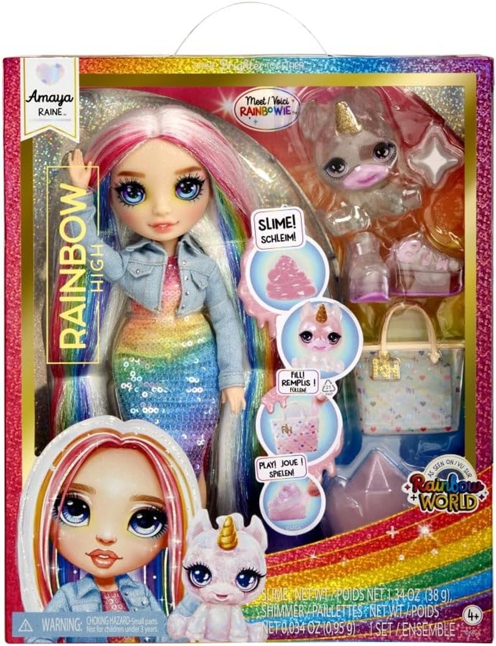 Кукла Рэйнбоу Хай Амая Slime Kit & Pet - Amaya